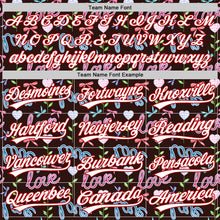 Load image into Gallery viewer, Custom Brown White-Red 3D Pattern Design Mother's Day Love Authentic Baseball Jersey