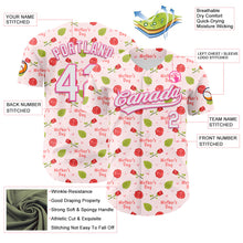 Load image into Gallery viewer, Custom Light Pink White-Pink 3D Pattern Design Mother's Day Flower Authentic Baseball Jersey