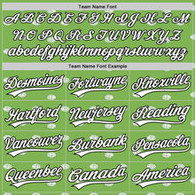 Load image into Gallery viewer, Custom Green White-Black 3D Hawaii Fruit Lemon Authentic Baseball Jersey