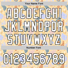 Load image into Gallery viewer, Custom Brown White-Black 3D Hawaii Tropical Palm Leaves Authentic Baseball Jersey