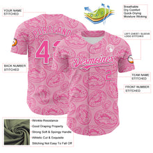 Load image into Gallery viewer, Custom Light Pink Pink-White 3D Pattern Design Christmas Foodie Food Dessert Donut Authentic Baseball Jersey