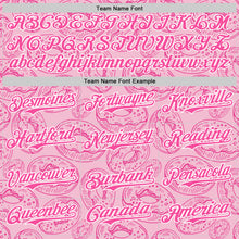 Load image into Gallery viewer, Custom Light Pink Pink-White 3D Pattern Design Christmas Foodie Food Dessert Donut Authentic Baseball Jersey