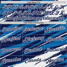 Load image into Gallery viewer, Custom Navy Blue-White 3D Esports Performance T-Shirt