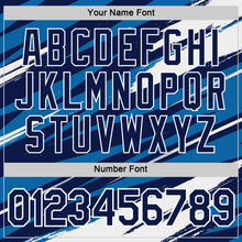 Load image into Gallery viewer, Custom Navy Blue-White 3D Esports Performance T-Shirt