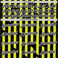 Load image into Gallery viewer, Custom Black Neon Yellow-White 3D Esports Performance T-Shirt