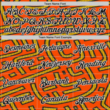 Load image into Gallery viewer, Custom Orange Black-Gold 3D Esports Performance T-Shirt