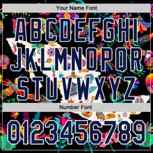 Load image into Gallery viewer, Custom Black Navy-White 3D Mexico Map With Tropical Plant And Animal Authentic Baseball Jersey