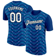 Load image into Gallery viewer, Custom US Navy Blue Royal-Lakes Blue 3D Esports Performance T-Shirt