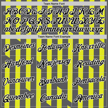 Load image into Gallery viewer, Custom Steel Gray Black-Neon Yellow 3D Esports Performance T-Shirt