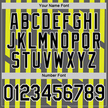 Load image into Gallery viewer, Custom Steel Gray Black-Neon Yellow 3D Esports Performance T-Shirt