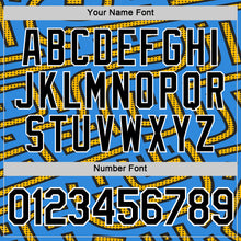 Load image into Gallery viewer, Custom Powder Blue Black-Gold 3D Esports Performance T-Shirt