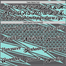 Load image into Gallery viewer, Custom Steel Gray Black-Ice Blue 3D Esports Performance T-Shirt