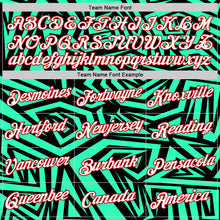 Load image into Gallery viewer, Custom Black Pea Green-Red 3D Esports Performance T-Shirt