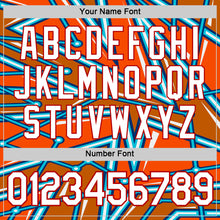 Load image into Gallery viewer, Custom White Orange US Navy Blue Lakes Blue-Red 3D Esports Performance T-Shirt