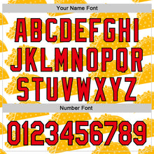 Load image into Gallery viewer, Custom White Fire Red-Black 3D Mexican Festival Nachos And Tacos Cinco de Mayo Authentic Baseball Jersey