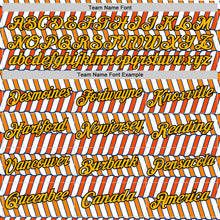 Load image into Gallery viewer, Custom White Gold Orange US Navy Blue-Black 3D Esports Performance T-Shirt