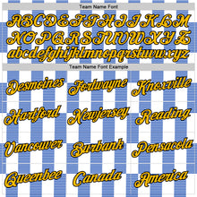 Load image into Gallery viewer, Custom White Gold Thunder Blue-Black 3D Esports Performance T-Shirt