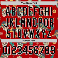 Load image into Gallery viewer, Custom Red Black-White 3D Mexican Festival Cactus Skull With Sombrero Cinco de Mayo Authentic Baseball Jersey