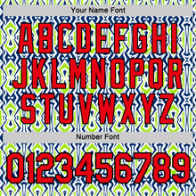 Load image into Gallery viewer, Custom White Fire Red US Navy Blue Aurora Green-Black 3D Esports Performance T-Shirt