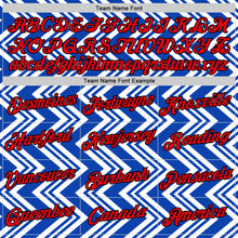 Load image into Gallery viewer, Custom White Fire Red Thunder Blue-Black 3D Esports Performance T-Shirt