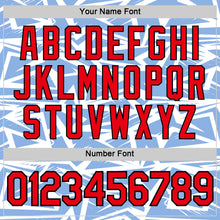 Load image into Gallery viewer, Custom White Fire Red Light Blue-Black 3D Esports Performance T-Shirt