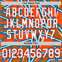 Load image into Gallery viewer, Custom Orange US Navy Blue Lakes Blue-Red 3D Esports Performance T-Shirt