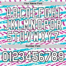 Load image into Gallery viewer, Custom White Lakes Blue Deep Pink-Black 3D Esports Performance T-Shirt