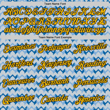 Load image into Gallery viewer, Custom Silver Gold Blue-Black 3D Esports Performance T-Shirt