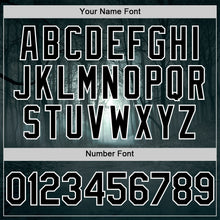 Load image into Gallery viewer, Custom Black White 3D Spooky Skull Authentic Baseball Jersey