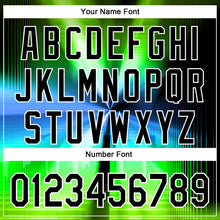 Load image into Gallery viewer, Custom Black White 3D Pattern Design Rave Psychedelic Aurora Authentic Baseball Jersey