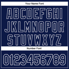 Load image into Gallery viewer, Custom Navy White 3D Pattern Design Rave Psychedelic Neon Dinosaur Authentic Baseball Jersey