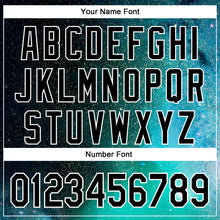 Load image into Gallery viewer, Custom Black White 3D Pattern Design Rave Psychedelic Space Galaxy Star Authentic Baseball Jersey