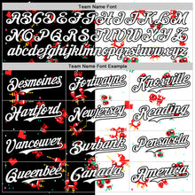 Load image into Gallery viewer, Custom Black White 3D Pattern Design Retro Pixel Arcade Game Authentic Baseball Jersey