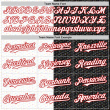 Load image into Gallery viewer, Custom Black White-Red 3D Pattern Design Constellation Space Galaxy Star Authentic Baseball Jersey