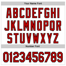 Load image into Gallery viewer, Custom White Red Black-Cuban Flag 3D Cuba Havana Authentic Baseball Jersey