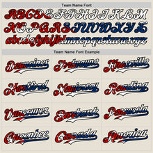 Load image into Gallery viewer, Custom Cream Red Black-Cuban Flag 3D Cuba Havana Authentic Baseball Jersey