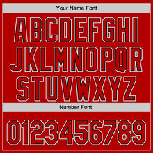 Load image into Gallery viewer, Custom Red Black White-Cuban Flag 3D Cuba Authentic Baseball Jersey