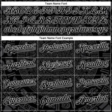 Load image into Gallery viewer, Custom Black Gray-White 3D Mexico Authentic Baseball Jersey