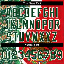 Load image into Gallery viewer, Custom Red Green-White 3D Mexico Authentic Baseball Jersey