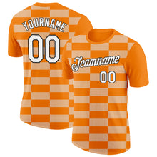 Load image into Gallery viewer, Custom Bay Orange White-Black 3D Esports Performance T-Shirt