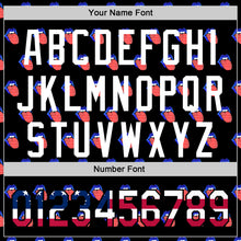 Load image into Gallery viewer, Custom Black USA Flag-White 3D Patriotic American Flag Authentic Baseball Jersey