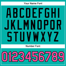 Load image into Gallery viewer, Custom Aqua Pink-Black Performance T-Shirt