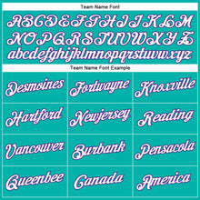 Load image into Gallery viewer, Custom Aqua White-Purple Performance T-Shirt