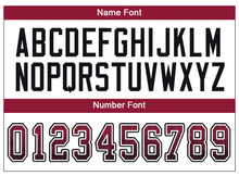 Load image into Gallery viewer, Custom Cardinal Black-White Drift Fashion Football Jersey