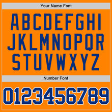Load image into Gallery viewer, Custom Bay Orange Royal-White Authentic Basketball Jersey
