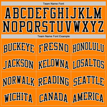 Load image into Gallery viewer, Custom Bay Orange Black-White Authentic Basketball Jersey