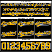 Load image into Gallery viewer, Custom Black Gold-White Authentic Basketball Shorts