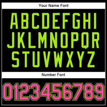 Load image into Gallery viewer, Custom Black Pink-Neon Green Performance T-Shirt