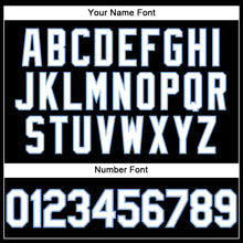 Load image into Gallery viewer, Custom Black White-Light Blue Performance T-Shirt