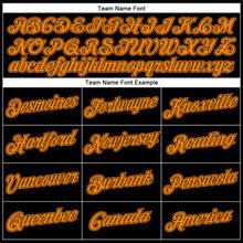 Load image into Gallery viewer, Custom Black Bay Orange Performance T-Shirt